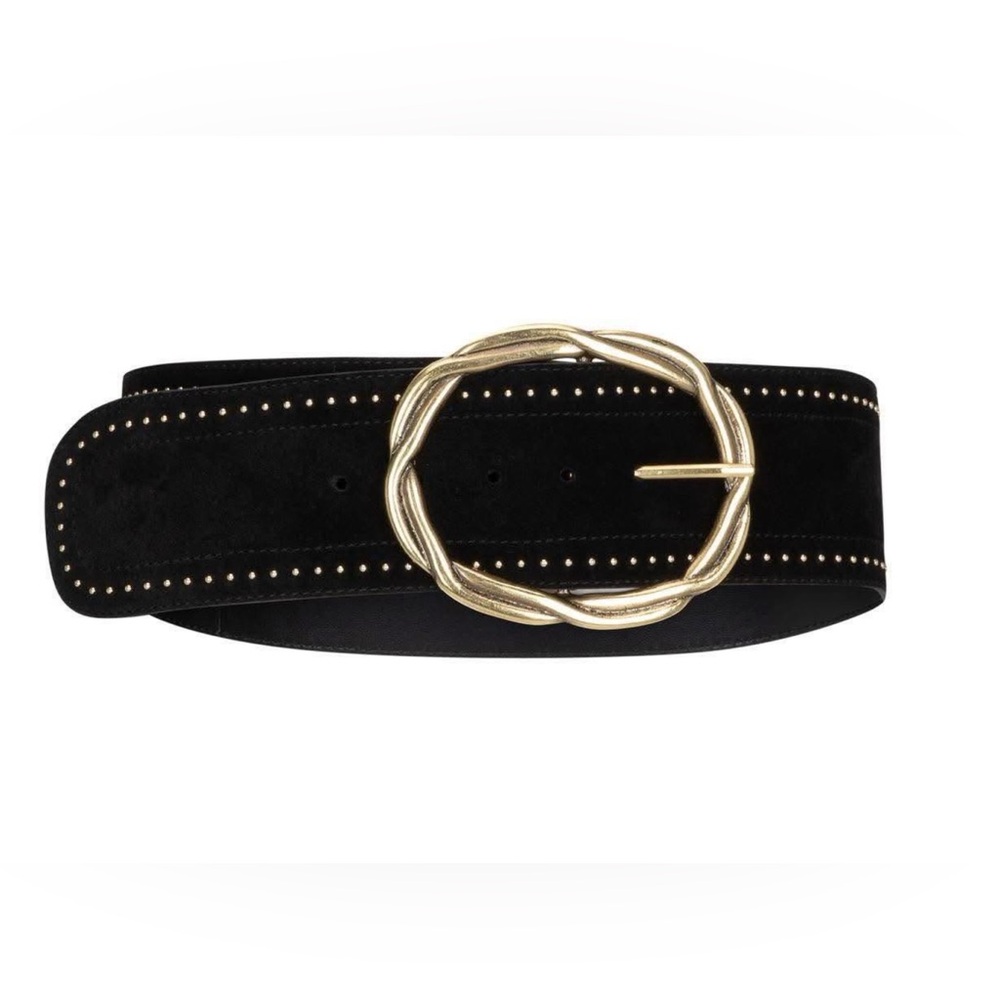 SPELL CABANA STUDDED SUEDE BELT (M)